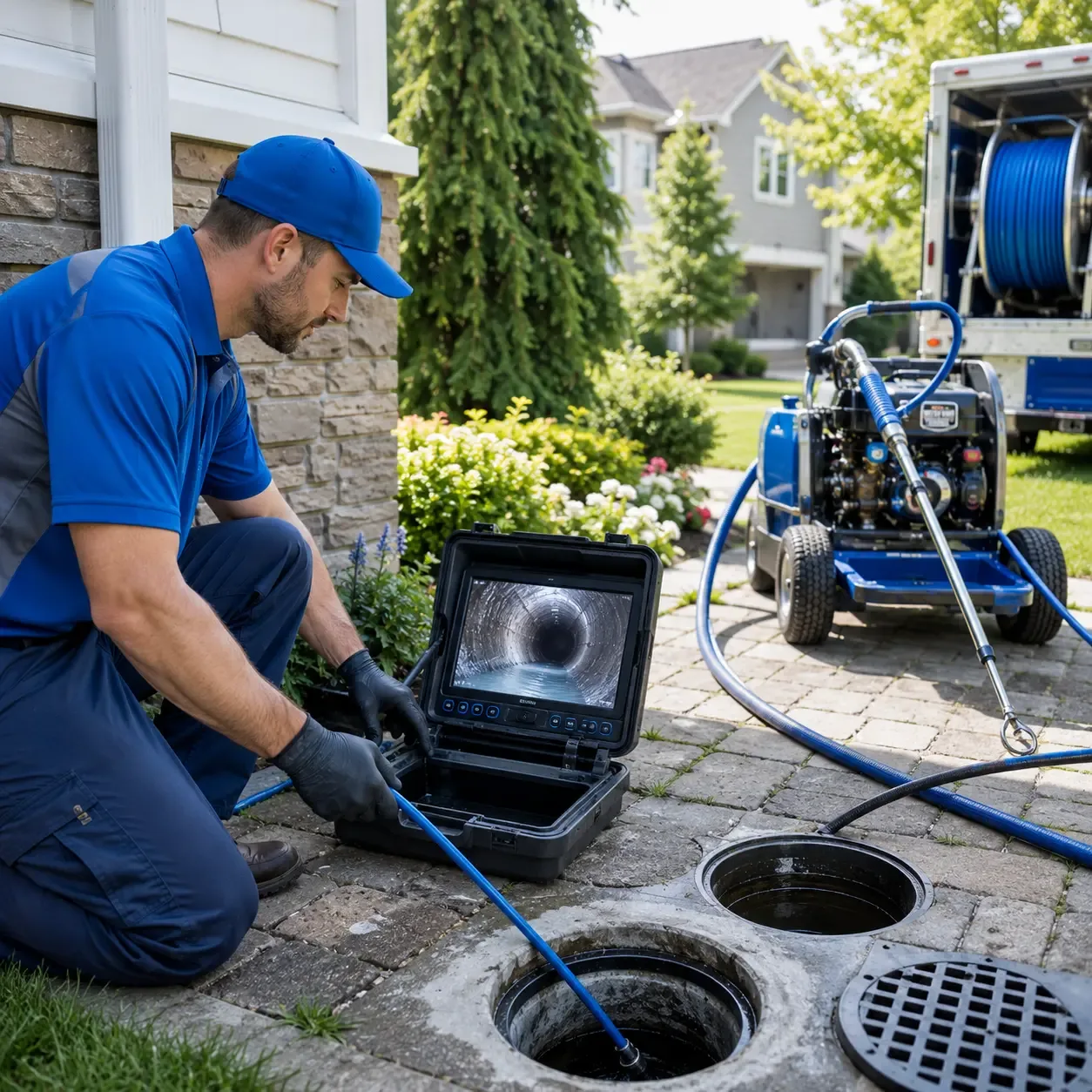 Outdoor drain cleaning professionals serving Lometa, TX