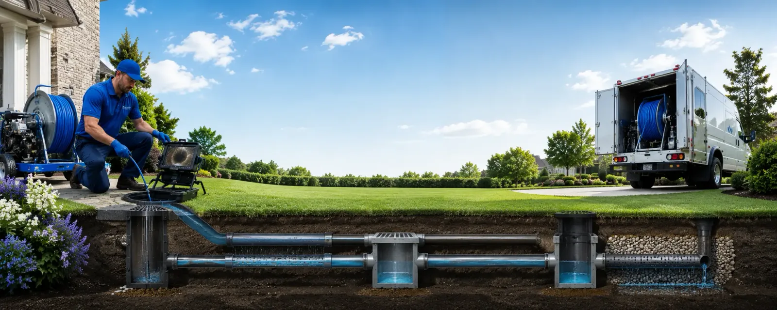Outdoor drain cleaning information for Lometa, TX